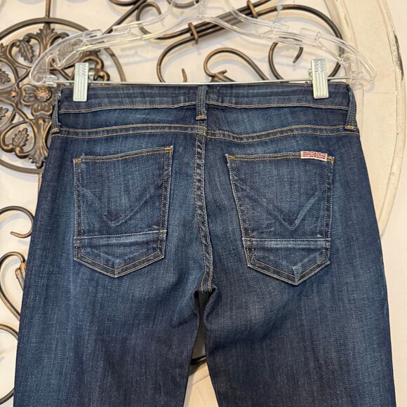 Hudson Jeans Mia Flare Dark Wash Low Rise Denim size 25 - Picture 3 of 5